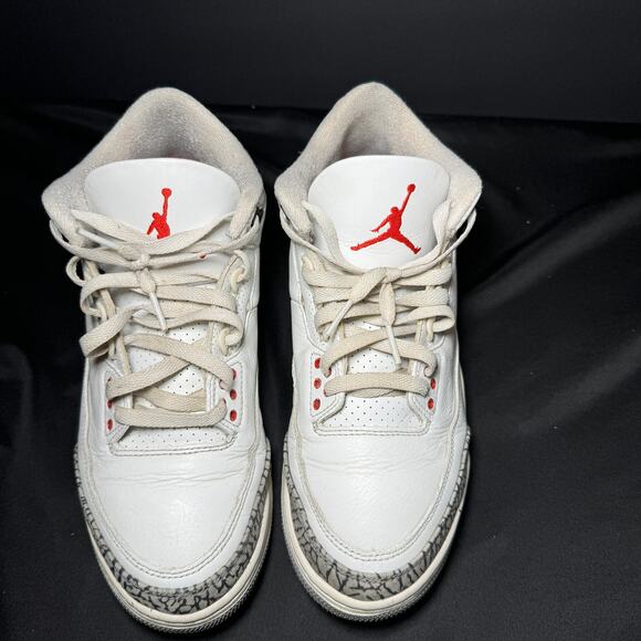 Nike Air Jordan 3 Retro White Cement Reimagined Men's Shoes - Size 8.5 - Picture 3 of 9